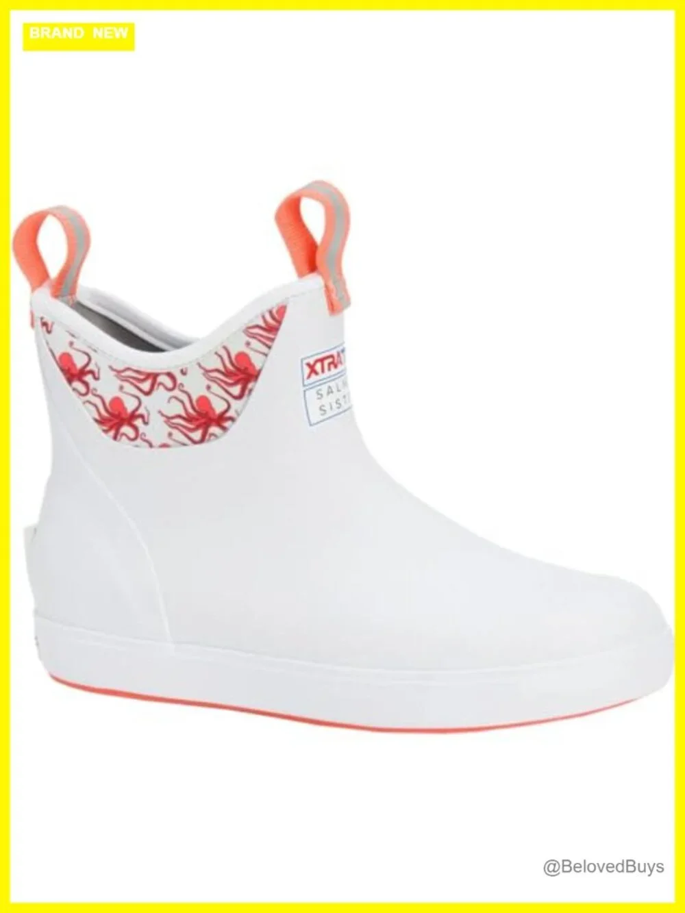 100% Waterproof Pull-On Rain Boot Ankle Bootie